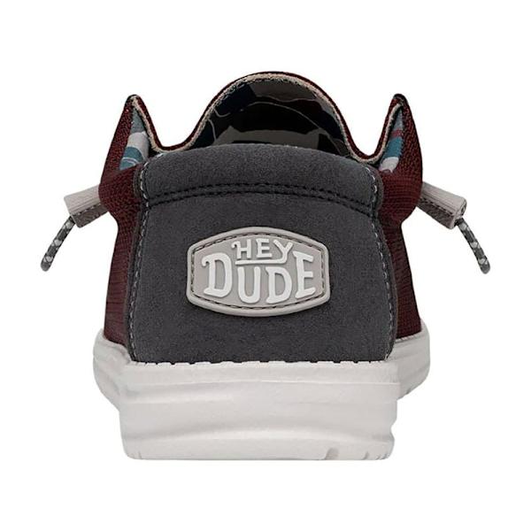 Hey Dude Sko Wally Sox Triple Needle Rød EU 43 Mand