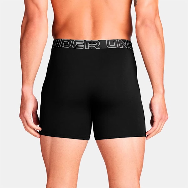 Under Armour Performance Cotton 6´´ Boxerit 3 Yksiköt Musta 2XL Mies