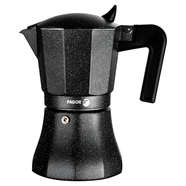 Fagor Tiramisu Pott Moka 12 Koppar Svart One Size / EU Plug