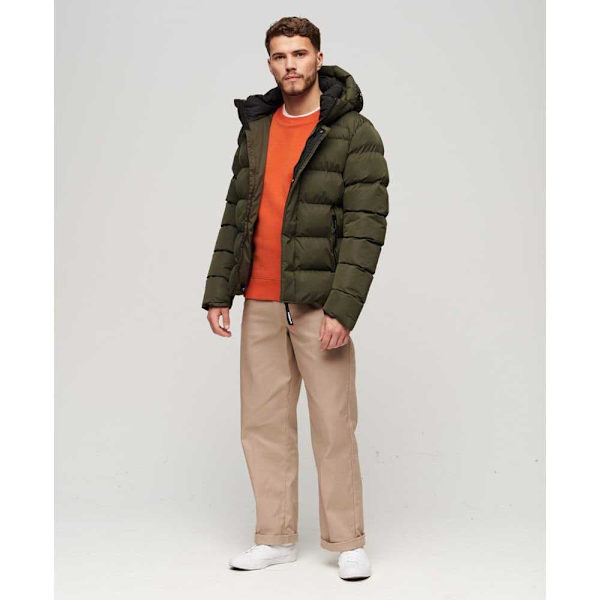 Superdry Microfibre Sport Jakke Grøn L Mand