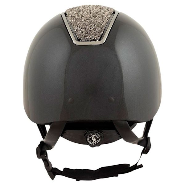 Br Hjelm Riding Omega Glamourous Glossy Sort 55-57 cm