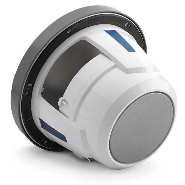 Jl Audio M6-8ib-s-gmti-i-4 M6 Marine Subwoofer Sport Med Transflektiv Led-belysning Vit,Blå,Grå 200W