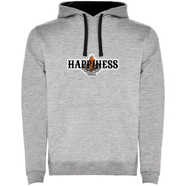 Kruskis Campfire Happiness Hættetrøje Grå 2XL Mand