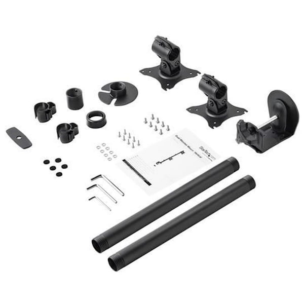 Startech Vertical Support Base Vesa 2 Sort