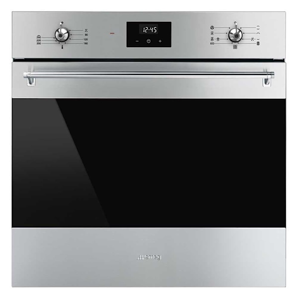 Smeg Sf6300tvx 70l Ovn  60 cm / EU Plug Sort, Rustfrit stål