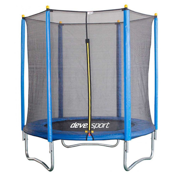 Devessport Trampoline With Net Blå 182 cm