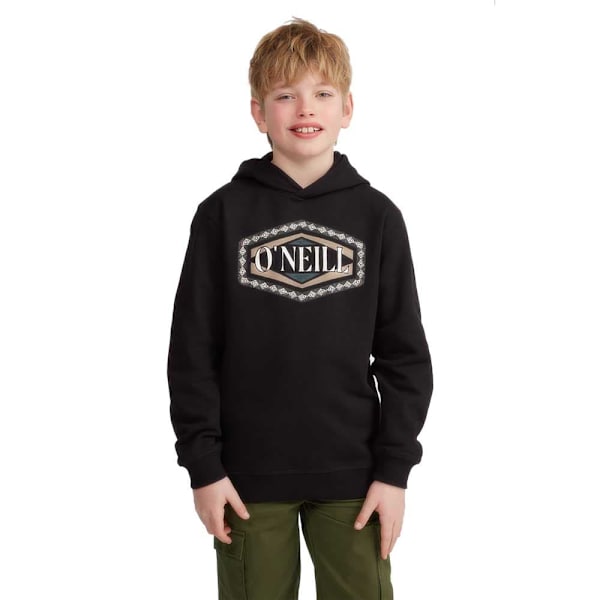 O´neill Front Print Huvtröja Svart 9-10 Years Pojke