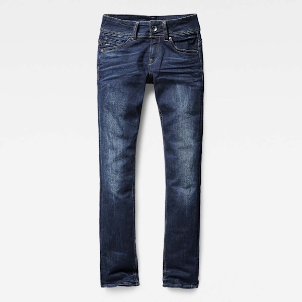 G-star Jeans Midge Saddle Mid Waist Straight Blå 28 / 28 Kvinna