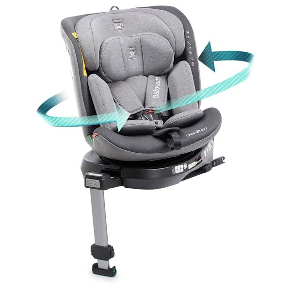 Babyauto Bilsæde Aitana Swivel 360º Isofix Leg Support Grå
