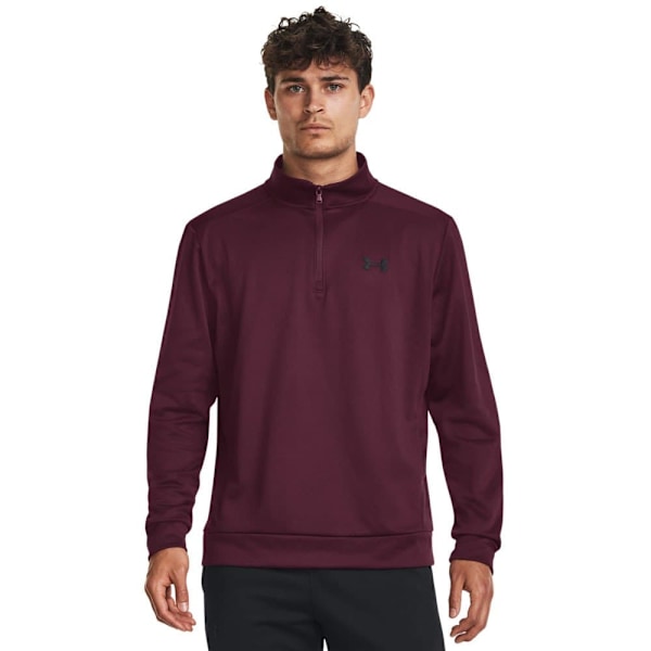 Under Armour Tröja Med Halv Dragkedja Fleece Röd XS / Regular Man