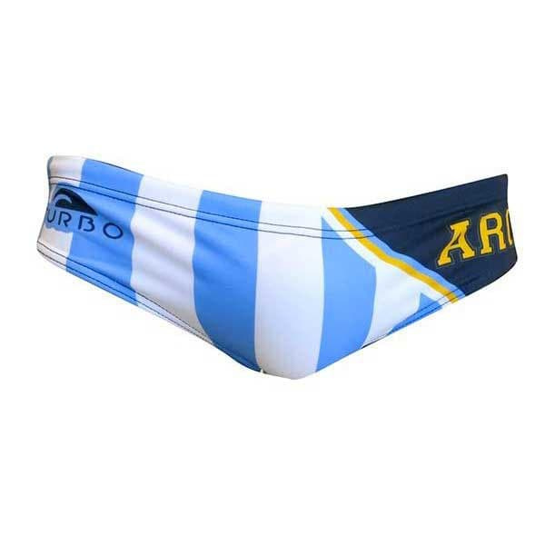Turbo Svømning Kort Argentina Hvid XL Mand