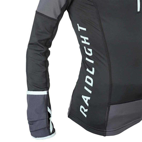 Raidlight Langærmet T-shirt Wintertrail Sort L Kvinde