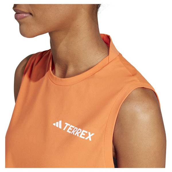 Adidas Terrex Multi Climacool ärmlös T-shirt Orange L Kvinna