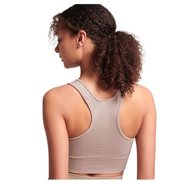 Superdry Core Seamless Mid Impact Bra Harmaa XS Nainen