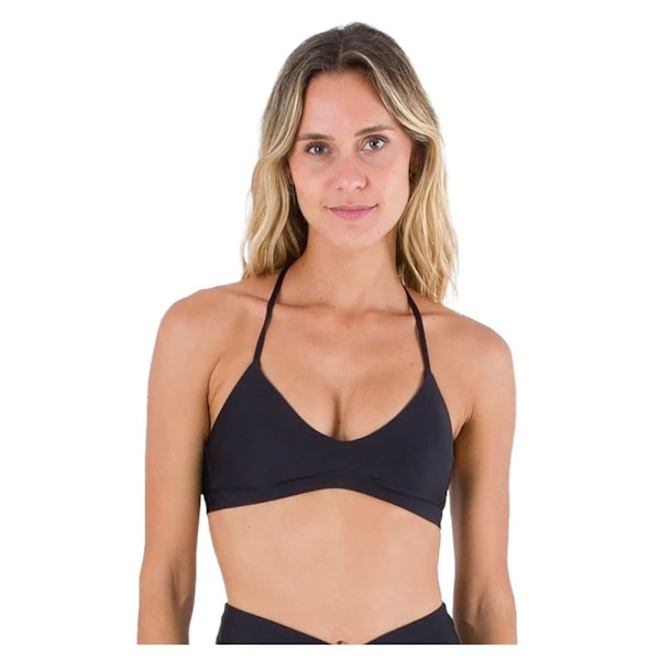 Hurley Bikinitop Solid Adjustable Sort S Kvinde