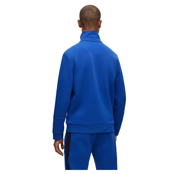 Boss Skaz 1 10250371 Sweatshirt Med Lynlås Blå M Mand
