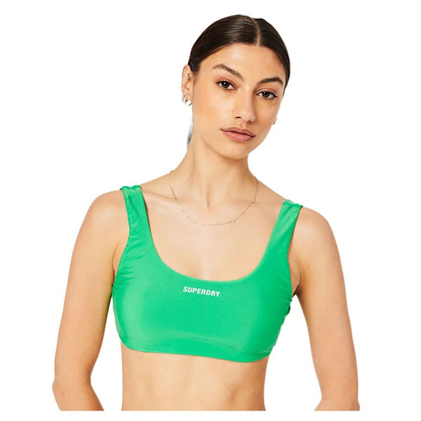 Superdry Bikinitop Badedragt Code Essential Grøn XS Kvinde