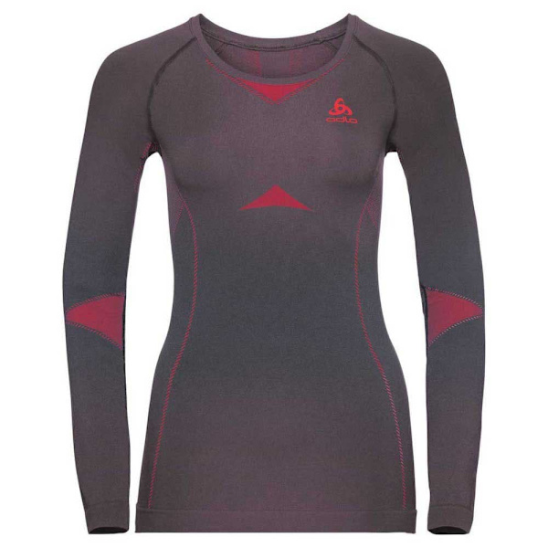 Odlo Langærmet T-shirt Fundamentals Perfor Grå XL Kvinde
