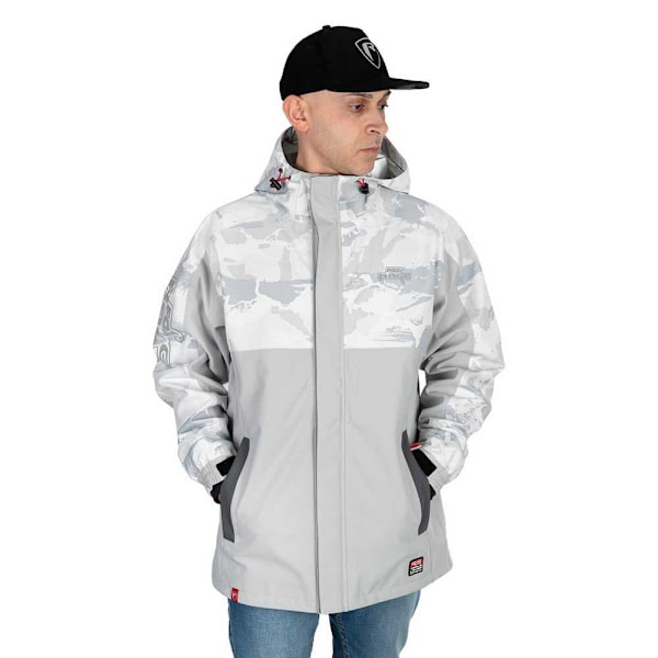 Fox Rage Jakke Light Triple Layer Grå XL Mand