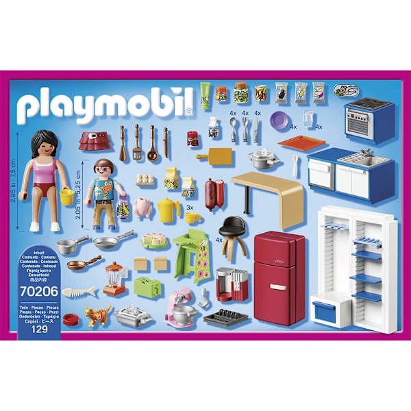 Playmobil Kök Dollhouse Flerfärgad