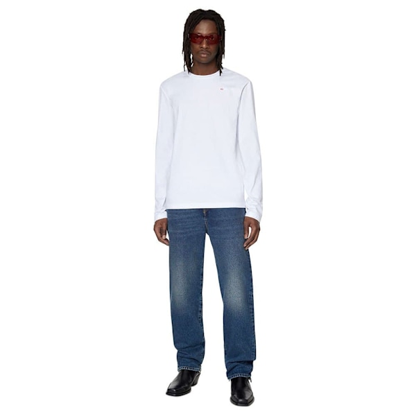 Diesel Långärmad T-shirt Diegor Microdiv Vit XL Man