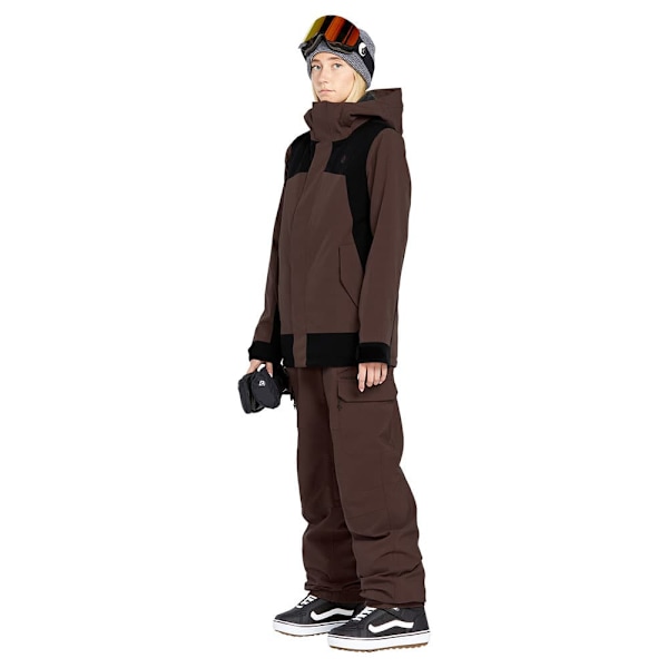 Volcom Creston 3d Stretch Bib Race Dräkt Röd S Kvinna