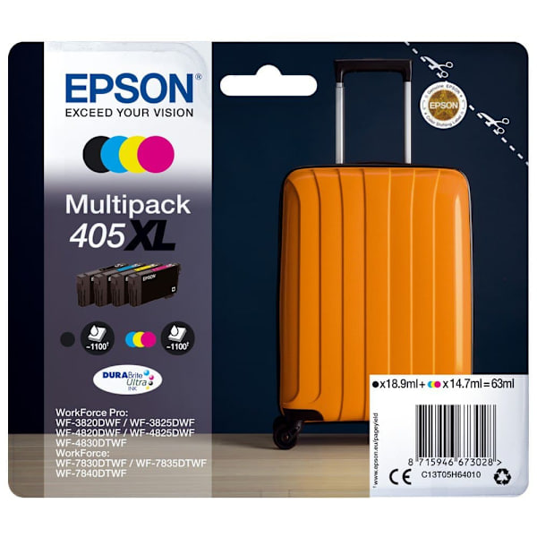 Epson Blækpatron 405xl Flerfarvet