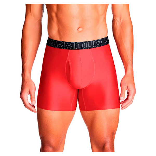 Under Armour Performance Tech 6´´ Boxerit 3 Yksiköt Punainen XL Mies