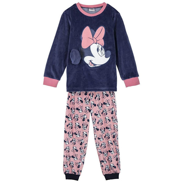 Cerda Group Fleece Applications Minnie Pyjamas Med Lange ærmer Blå,Rosa 24 Months
