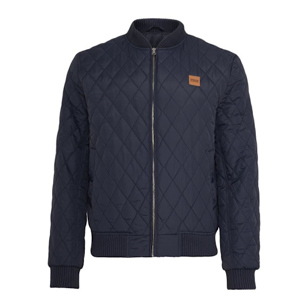 Urban Classics Parka Diamant Nylon Blå S Mand