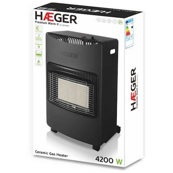 Haeger Varmeapparat Gh-42b.005a Gas Ultra Warm Ii Søvfarvet One Size / EU Plug