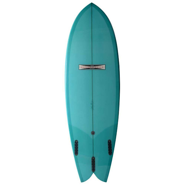 G&s Surfboards Surfbräda Summerfish Tint Gloss&polished 3 F Future 5´10´´ Blå 177.8 cm