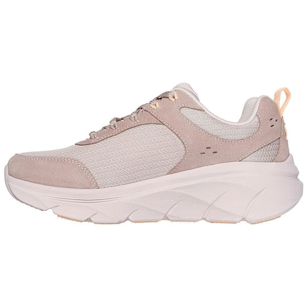 Skechers D´lux Walker 2.0 Sko Beige,Rosa EU 40 Kvinde