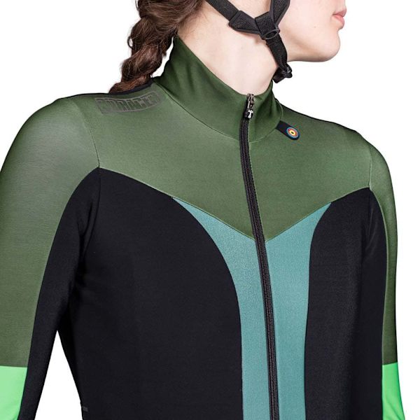 Bioracer Vesper Tempest Thermal Langærmet Trøje Grøn S Kvinde