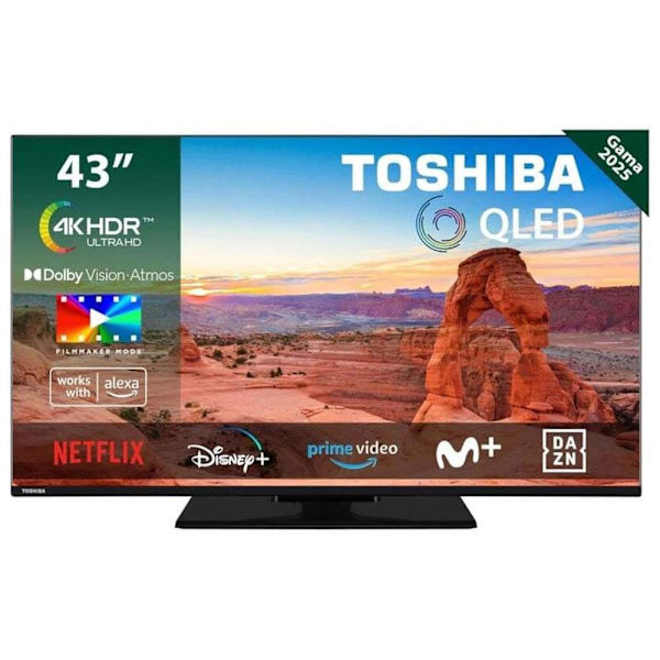 Toshiba 43qv3463dg 43´´ 4k Qled Tv Sort