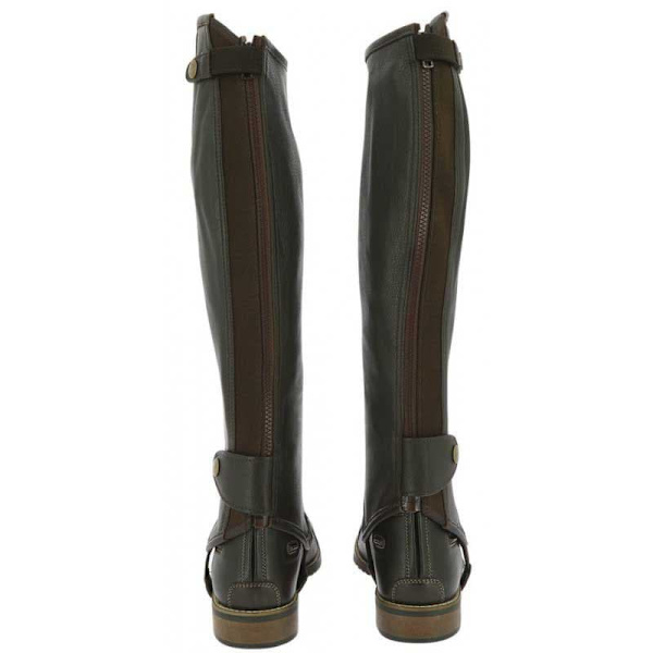 Equitheme Halva Kap Leather Soft Grönt M / Regular
