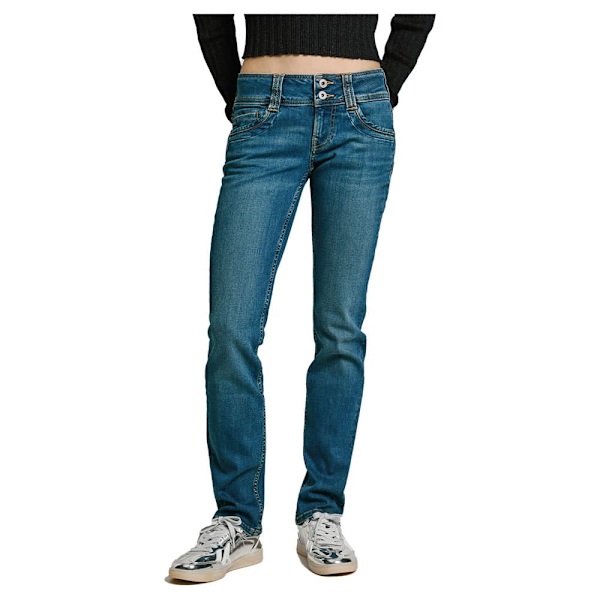 Pepe Jeans Iconic Gen Farkut Sininen 30 / 32 Nainen