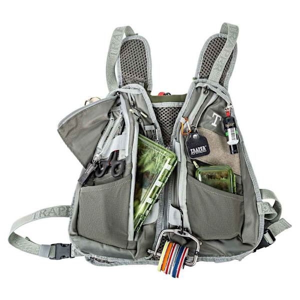 Traper Fly Combo Active Vertical Vest Grå  Mand