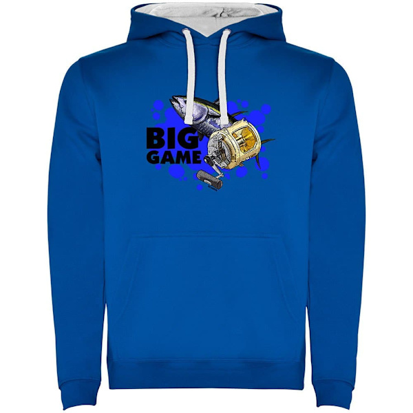 Kruskis Luvtröja Big Game Two-colour Blå 2XL Man