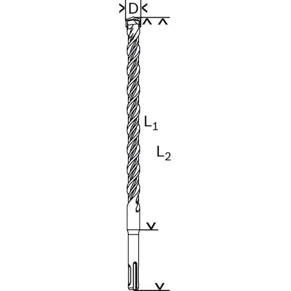 Bosch Sds Plus-5: 20x950x1000 Mm Vægbor