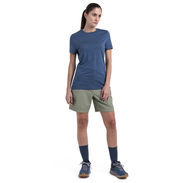 Icebreaker Merino 150 Tech Lite Iii T-shirt Med Korta ärmar Blå M Kvinna