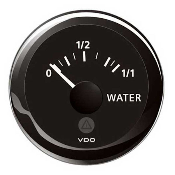 Vdo Instrument För Avloppsvattennivå I En Skala View Line 0-1/1 4-20ma 12-24v Dlrb Silver 52 mm
