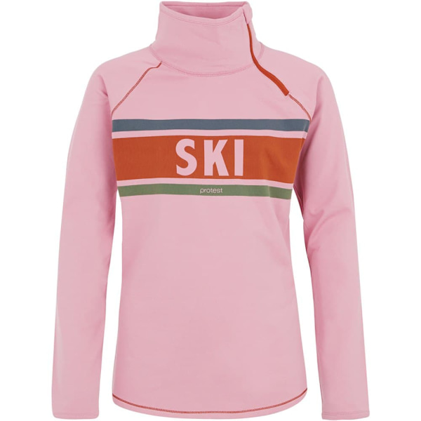Protest Prtrieda 1/4 Lynlås Lang Ærme T-shirt Rosa 176 cm Dreng