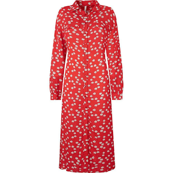 Pepe Jeans Kjole Kimberly Rød XS Kvinde