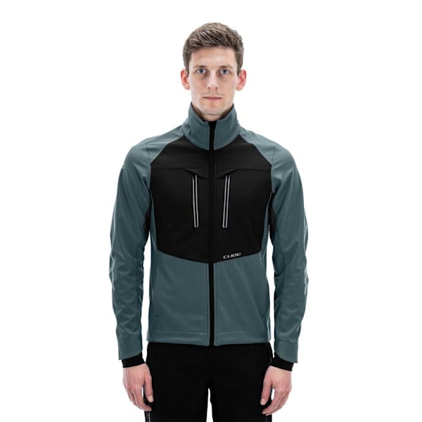 Cube Softshell Jakke Blackline Sort XL Mand