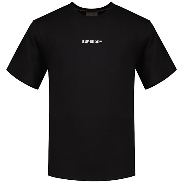 Superdry Micro Logo Graphic Loose T-shirt Med Korta ärmar Svart 2XL Man