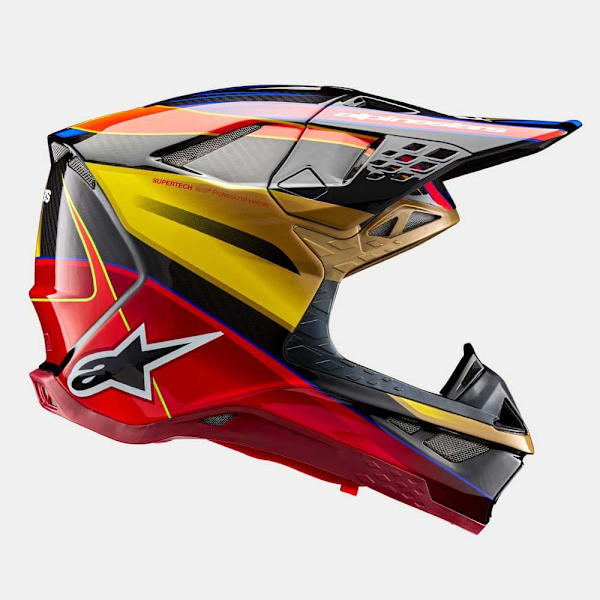Alpinestars Motocross Hjelm Supertech S-m10 Era Ece 22.06 Flerfarvet L