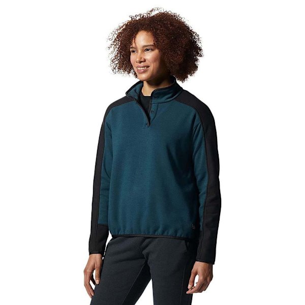 Mountain Hardwear Tröja Med Halv Dragkedja Camplife Blå XS Kvinna