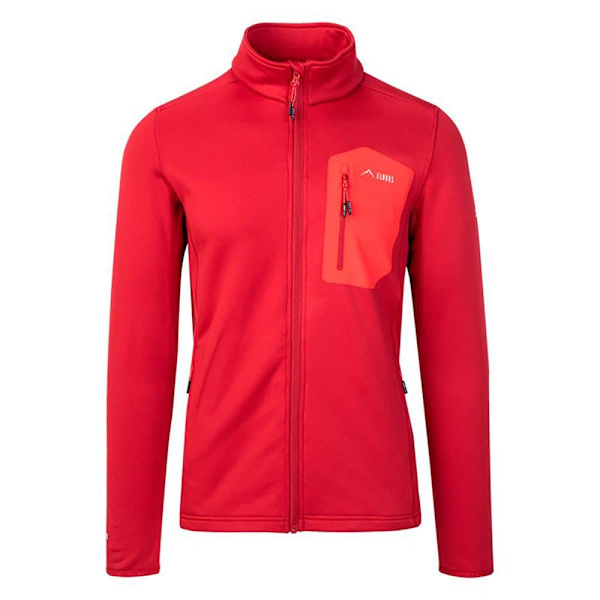 Elbrus Nomi Fleecetec Sweatshirt Med Dragkedja Röd M Man
