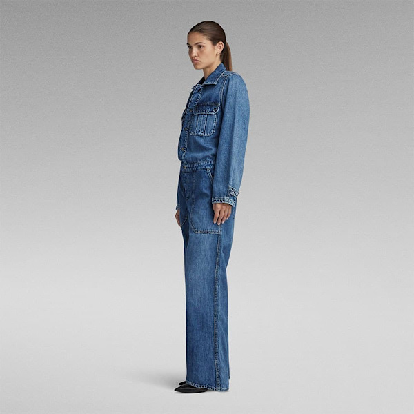 G-star Jumpsuit Utility Blå S Kvinna